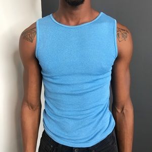 Light Blue Muscle Tank